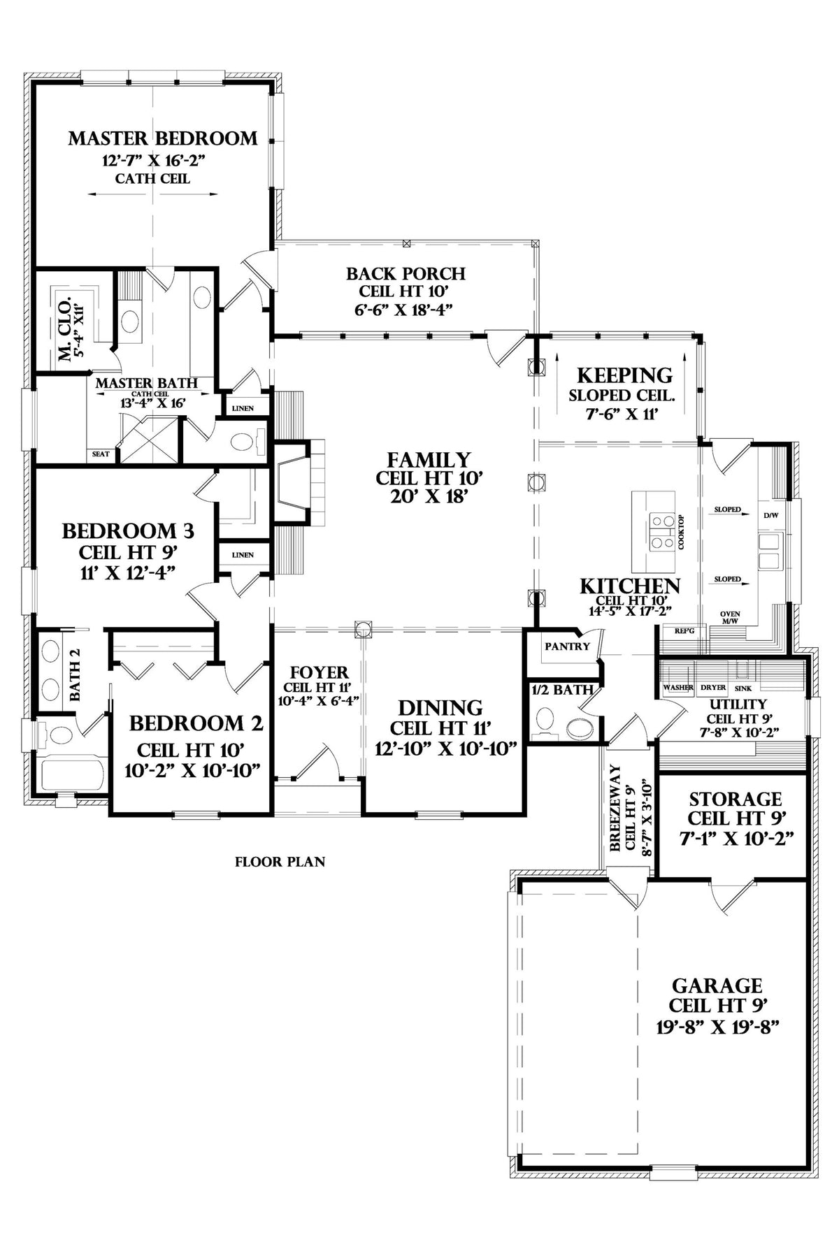 Parisian house plan, floor plan sheet