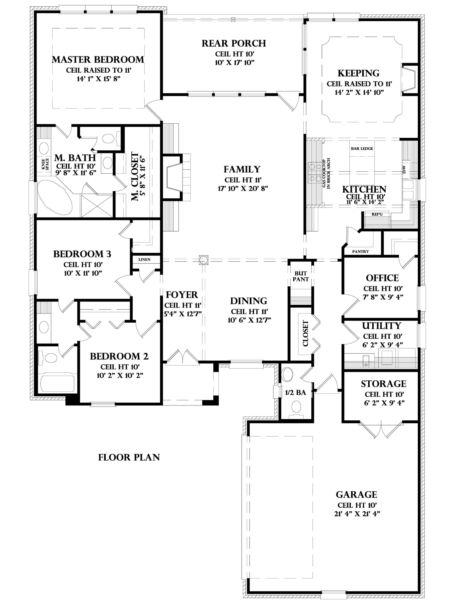 Loches house plan, floor plan sheet