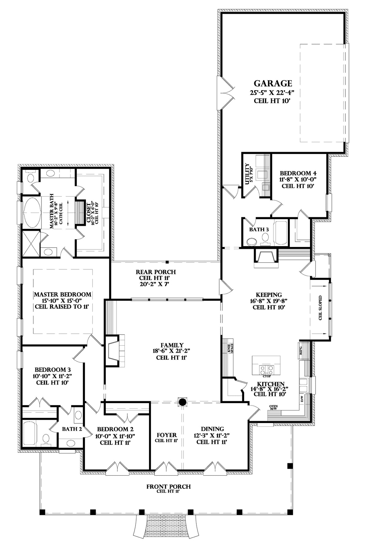 Villandry house plan, floor plan sheet