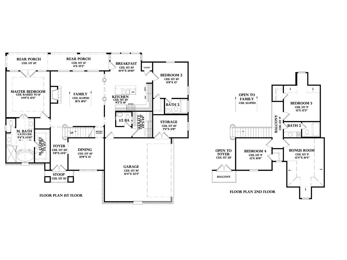 Royale house plan, floor plan sheet