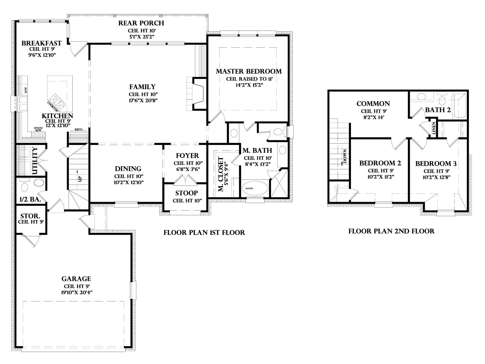 Lorraine house plan, floor plan sheet
