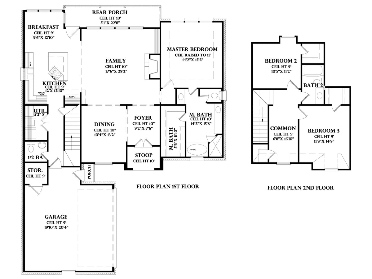 Cote D' Or house plan, floor plan sheet