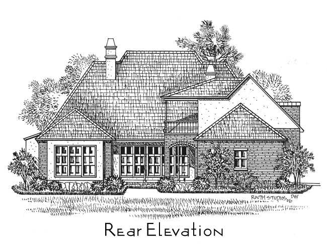 Chateau Usse house plan, view 3