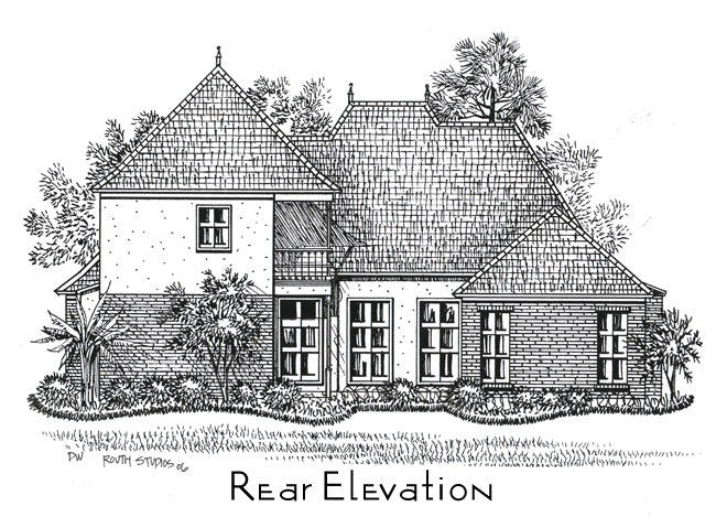 Chateaubriant house plan, view 3