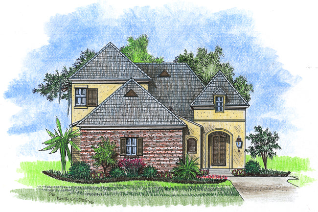 Front elevation of the Talaud house plan