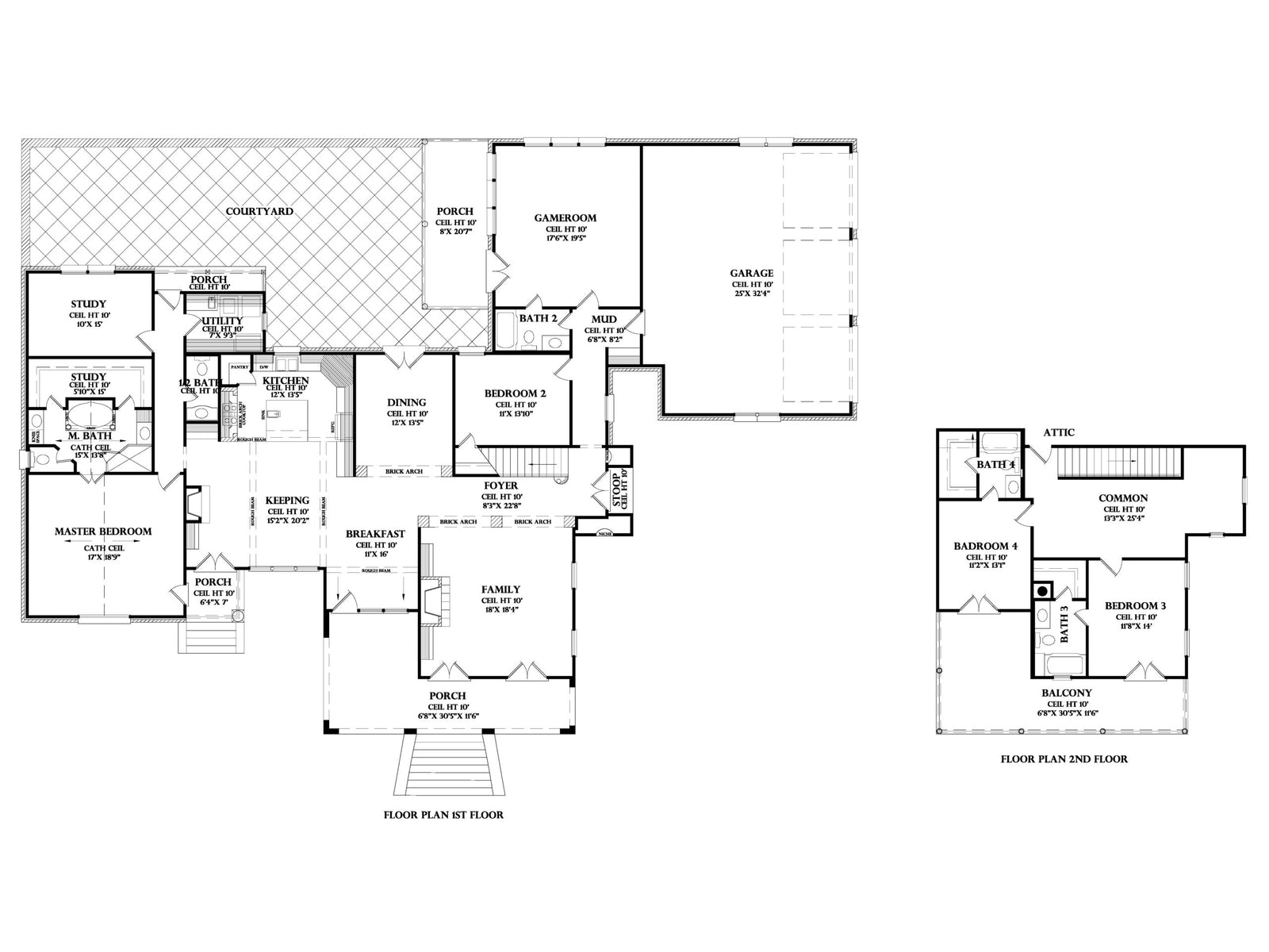Chateau Lille house plan, floor plan sheet