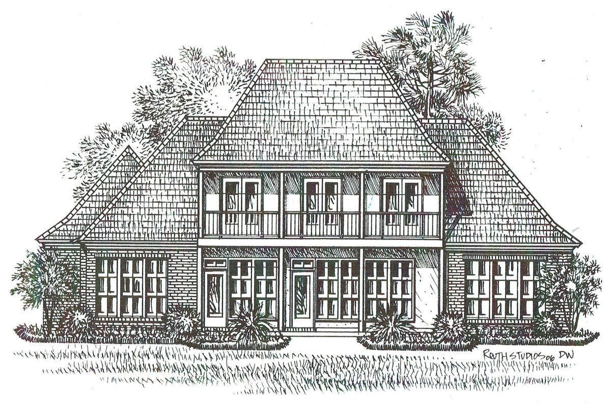 Fountainbleau house plan, view 3