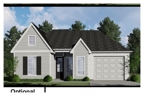 Plan 1100 — optional front elevation