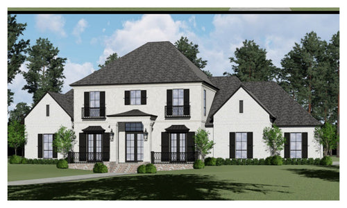 Plan 20052 — additional exterior perspective