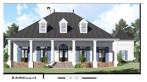 Plan 218032 — additional exterior perspective