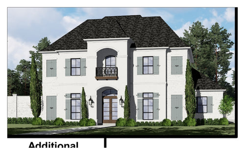 Plan 218102 — additional exterior perspective