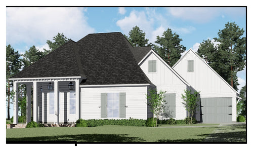 Plan 220031C — additional exterior perspective
