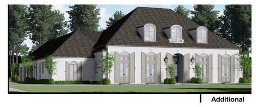 Plan 222052 — additional exterior perspective