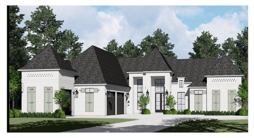 Plan 223015 — additional exterior perspective