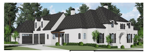 Plan 224046 — additional exterior perspective