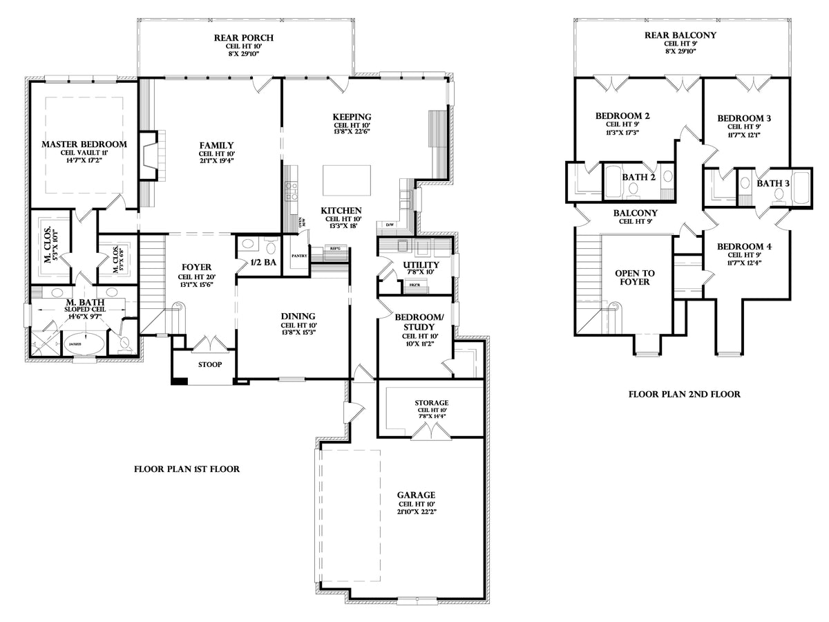 Fountainbleau house plan, floor plan sheet