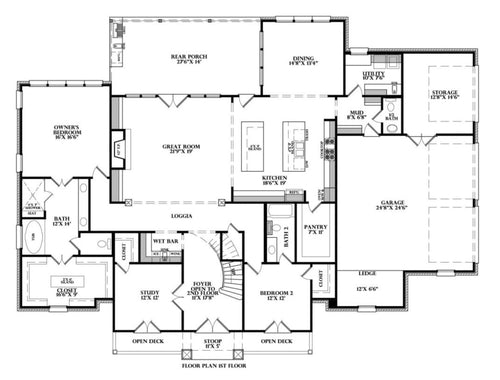 Plan 20052 — first floor plan
