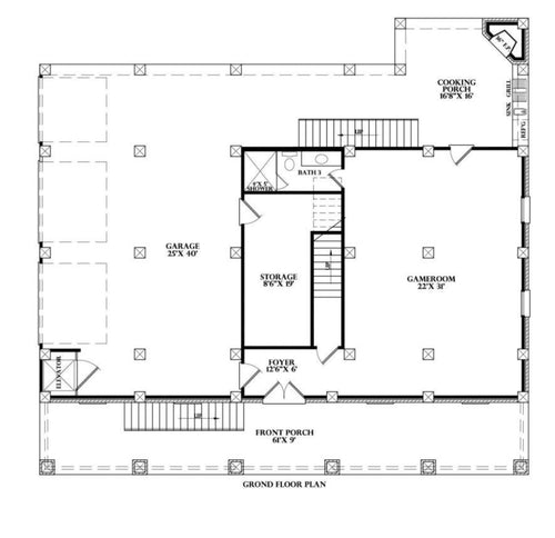 Plan 216124A — ground floor plan