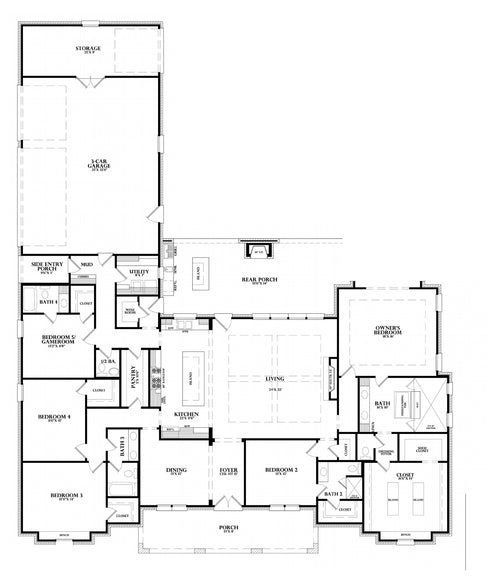 Plan 217133 — floor plan
