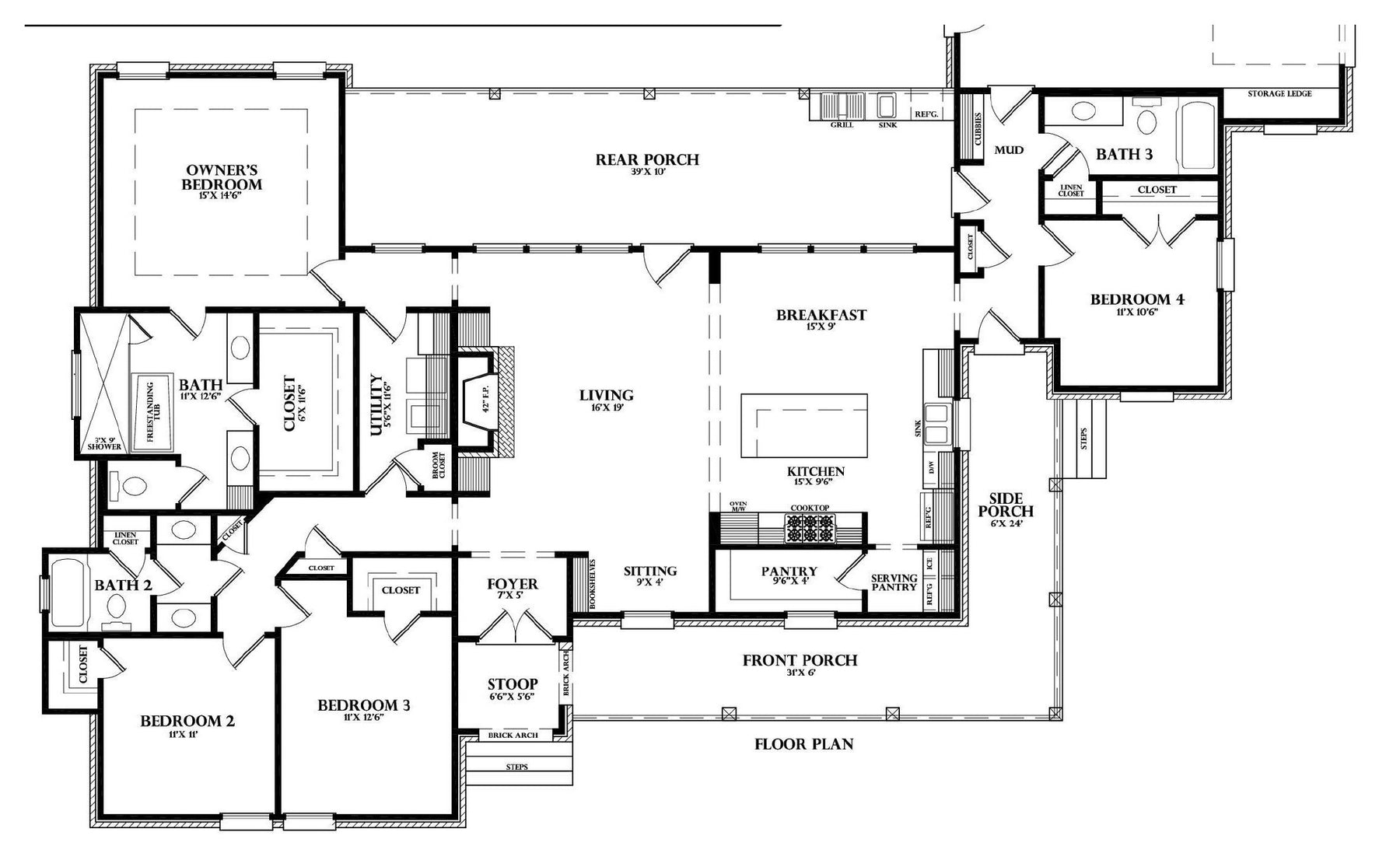 Plan 218054 — floor plan
