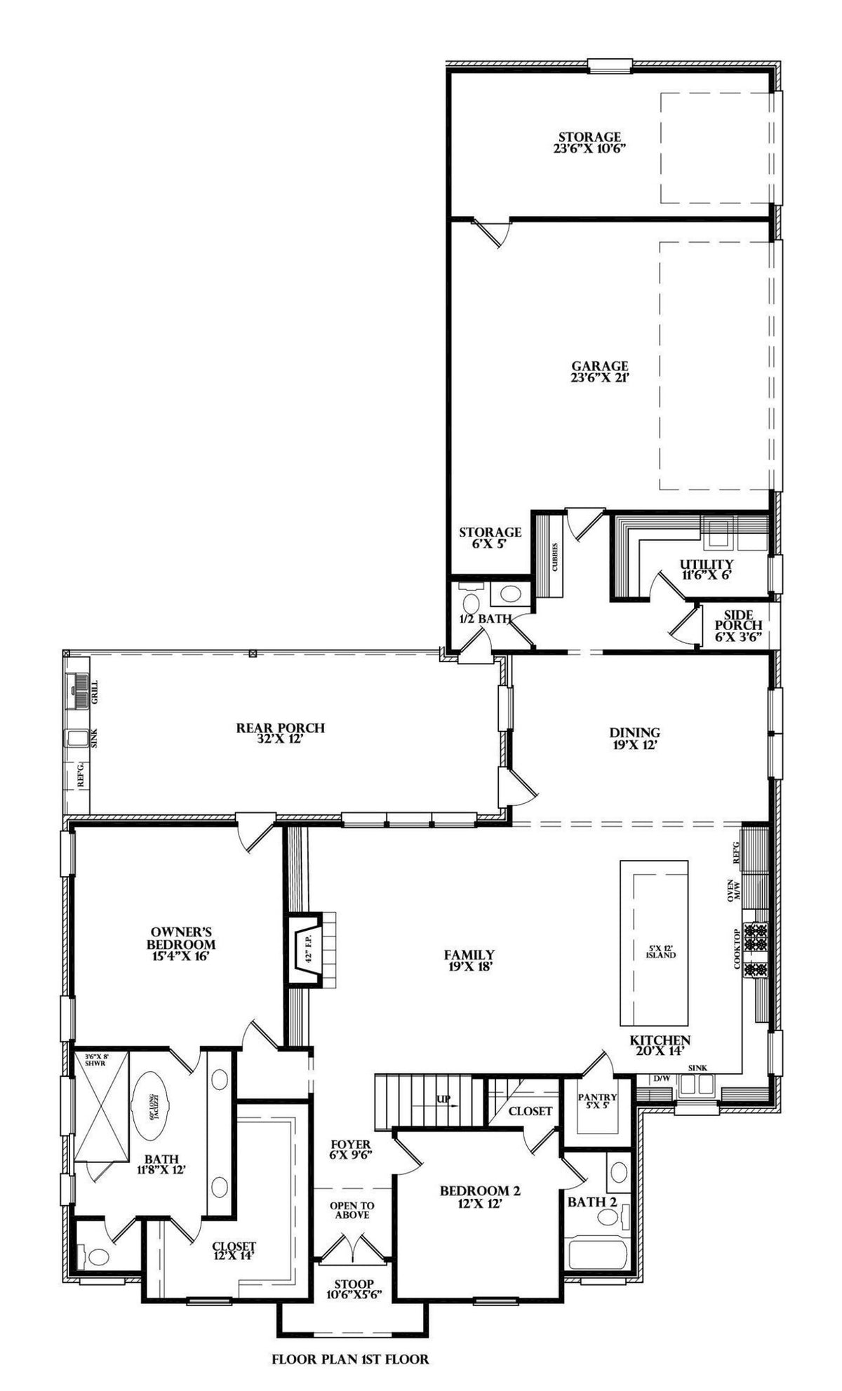 Plan 218102 — first floor plan