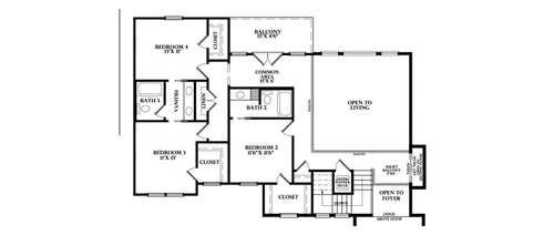 Plan 219030 — second floor plan