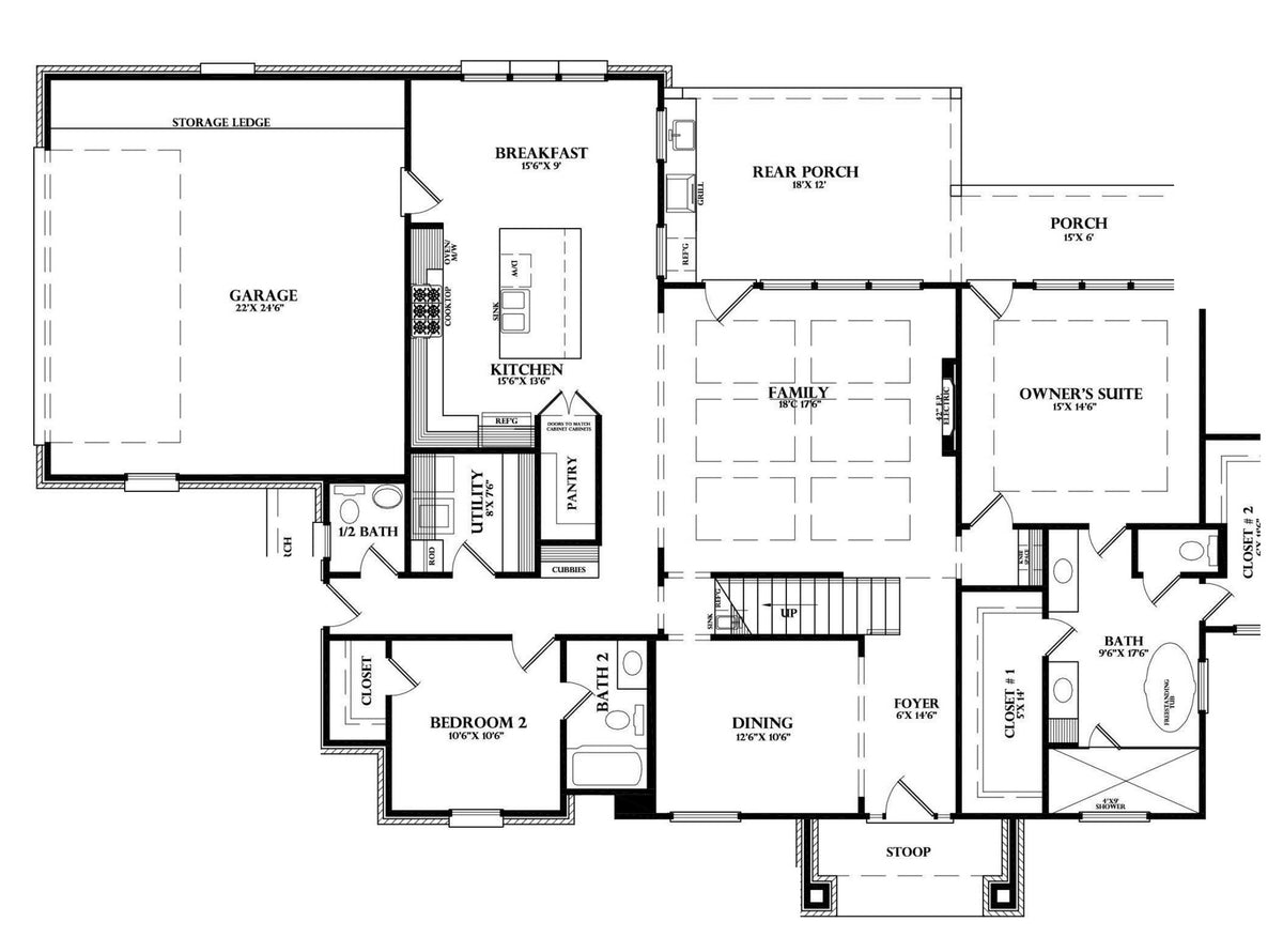 Plan 220096 — first floor plan