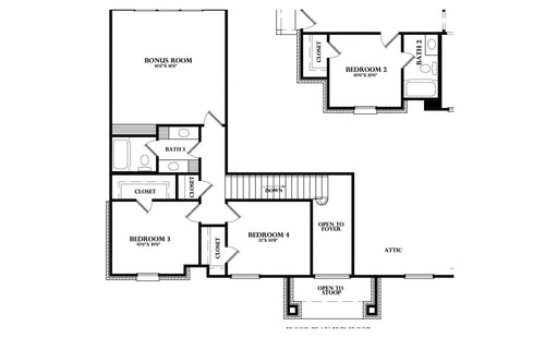 Plan 220096 — second floor plan