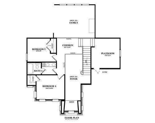 Plan 220122 — second floor plan