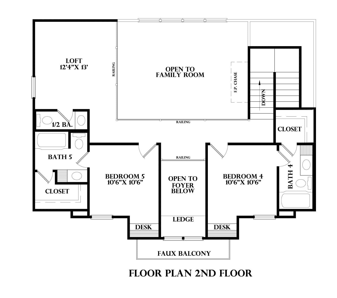 Plan 221053 — second floor plan