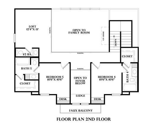 Plan 221053 — second floor plan