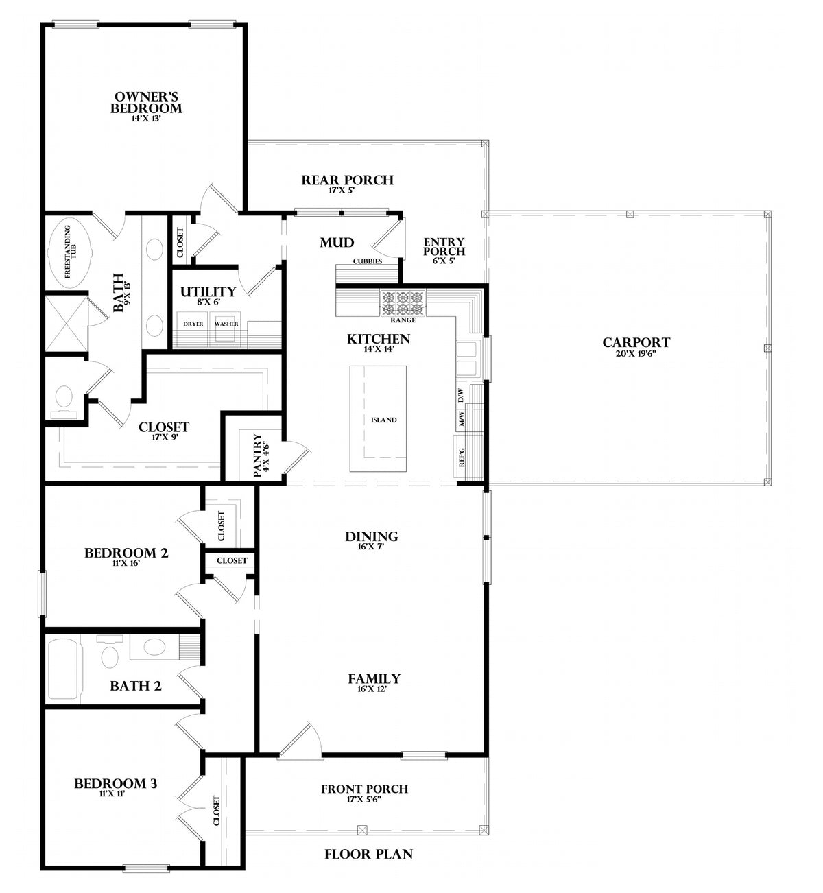 Plan 221080 — floor plan