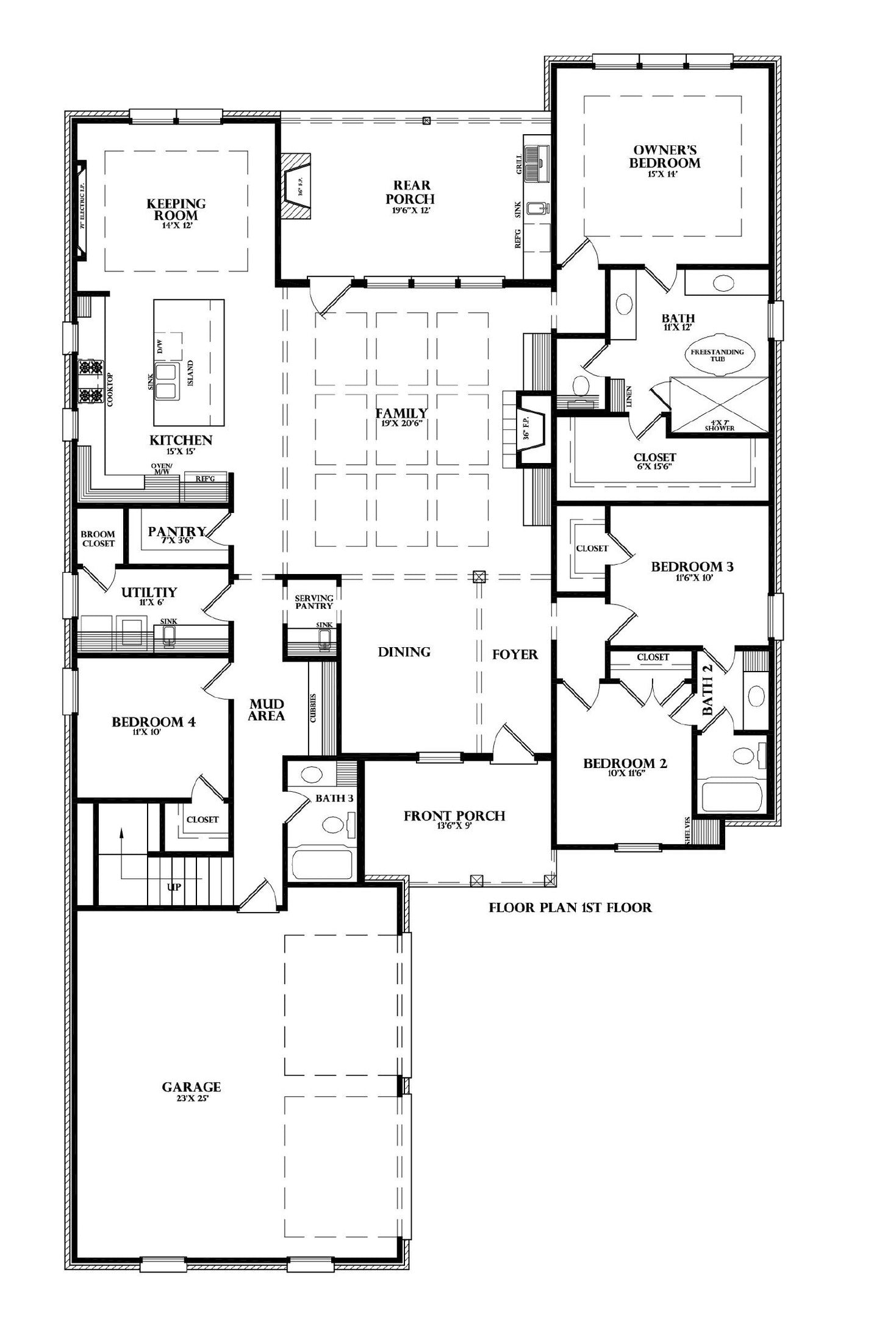 Plan 221091 — first floor plan