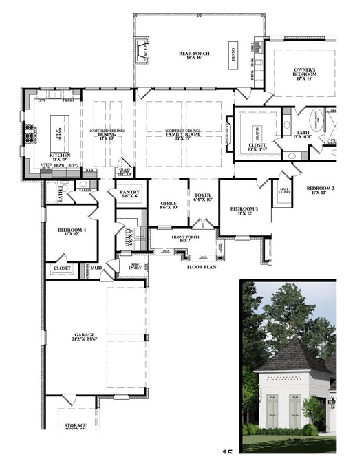 Plan 223015 — floor plan