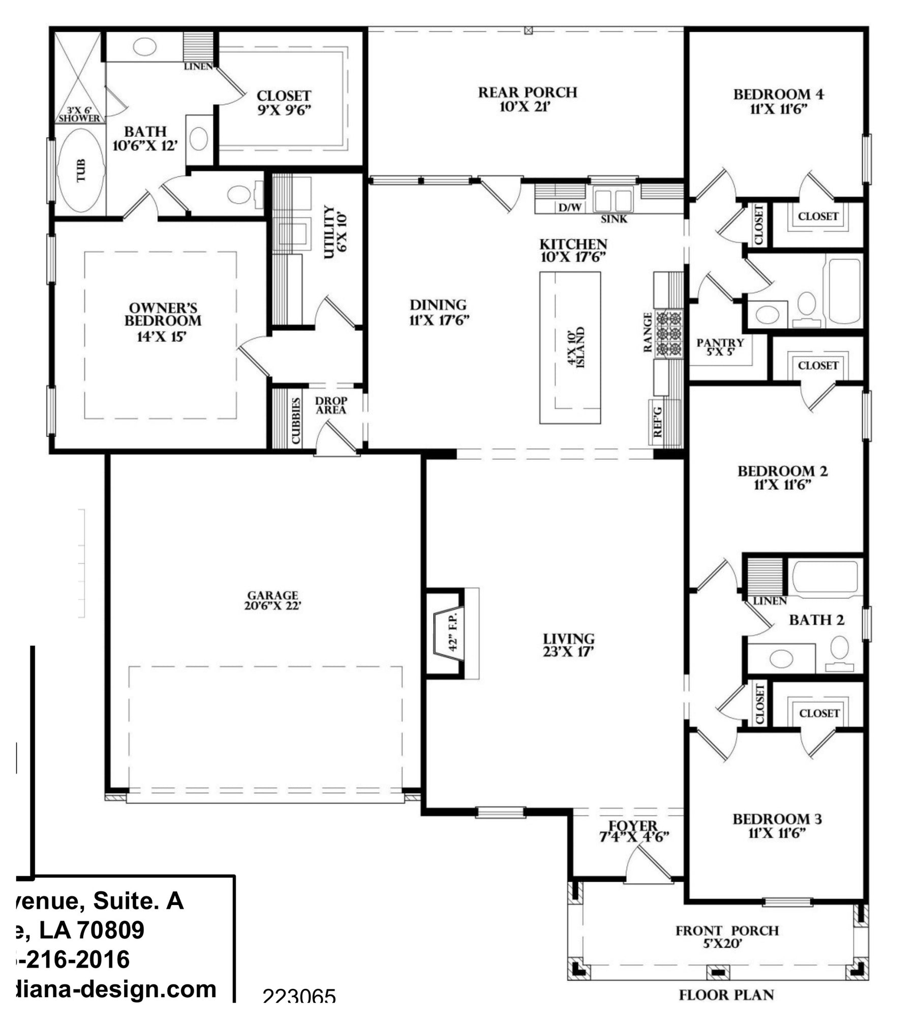 Plan 223065 — floor plan