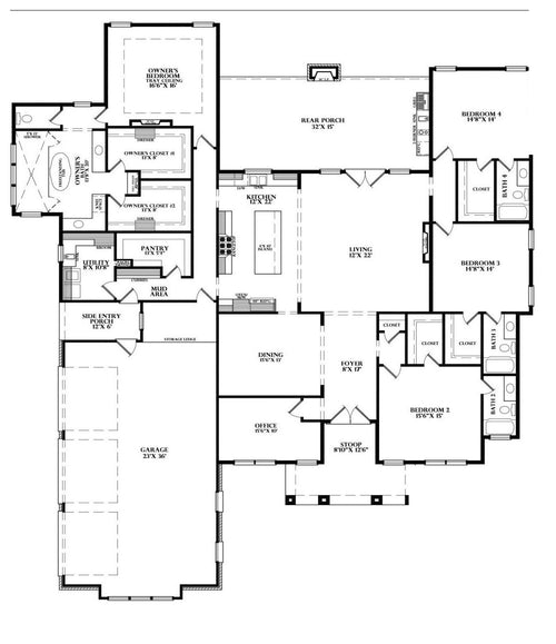 Plan 224035 — floor plan