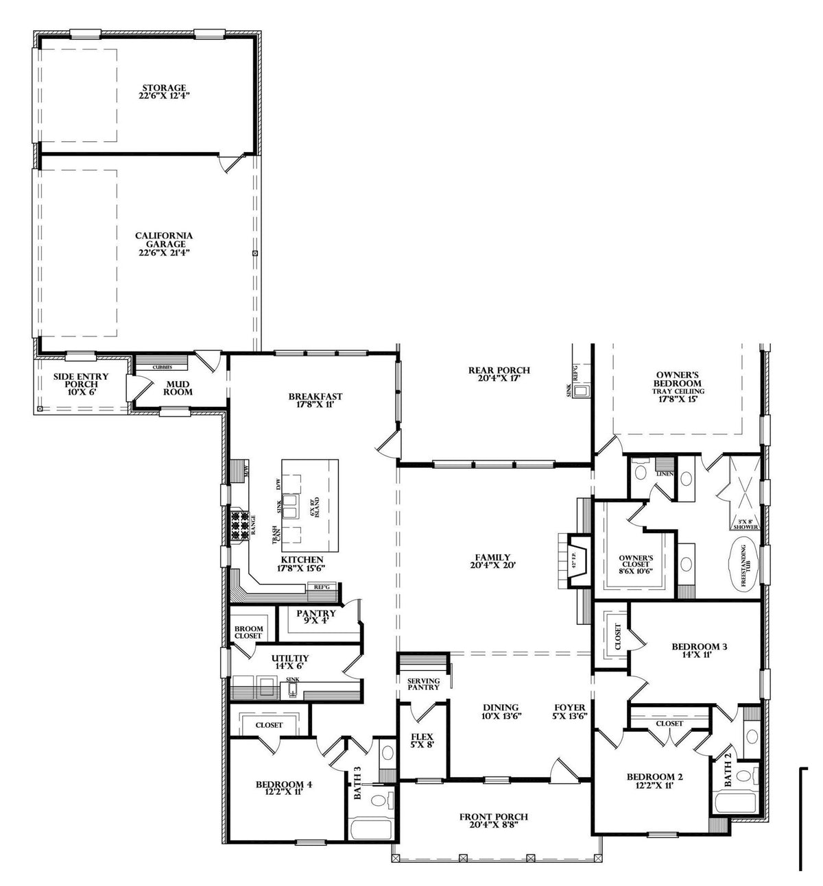 Plan 224064 — floor plan