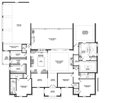 Plan 225018 — floor plan