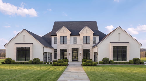 Plan 223066 — photorealistic front elevation, Acadiana Home Design