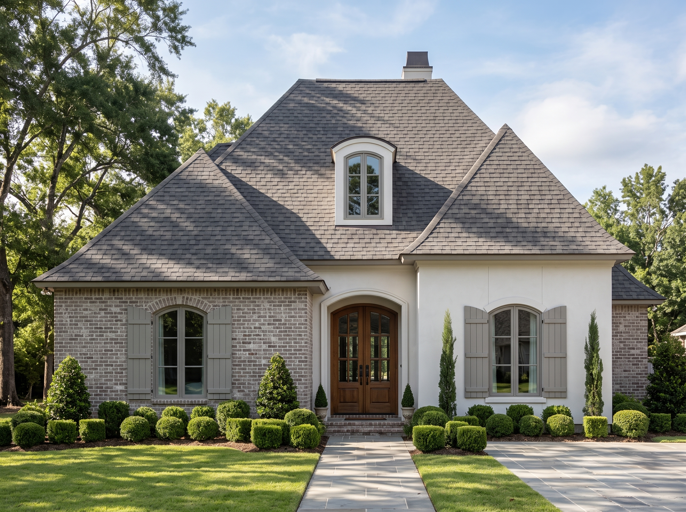 Nice house plan — front elevation render, Acadiana Home Design
