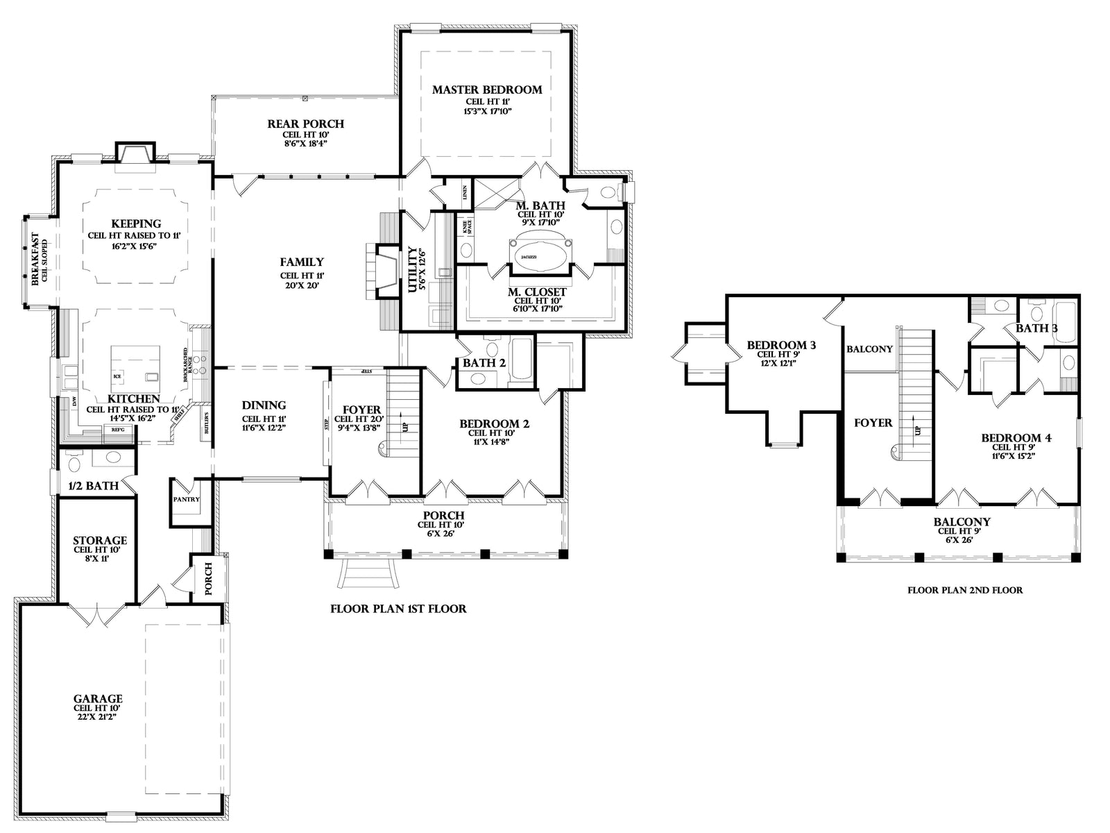 Saint Maid house plan, floor plan sheet