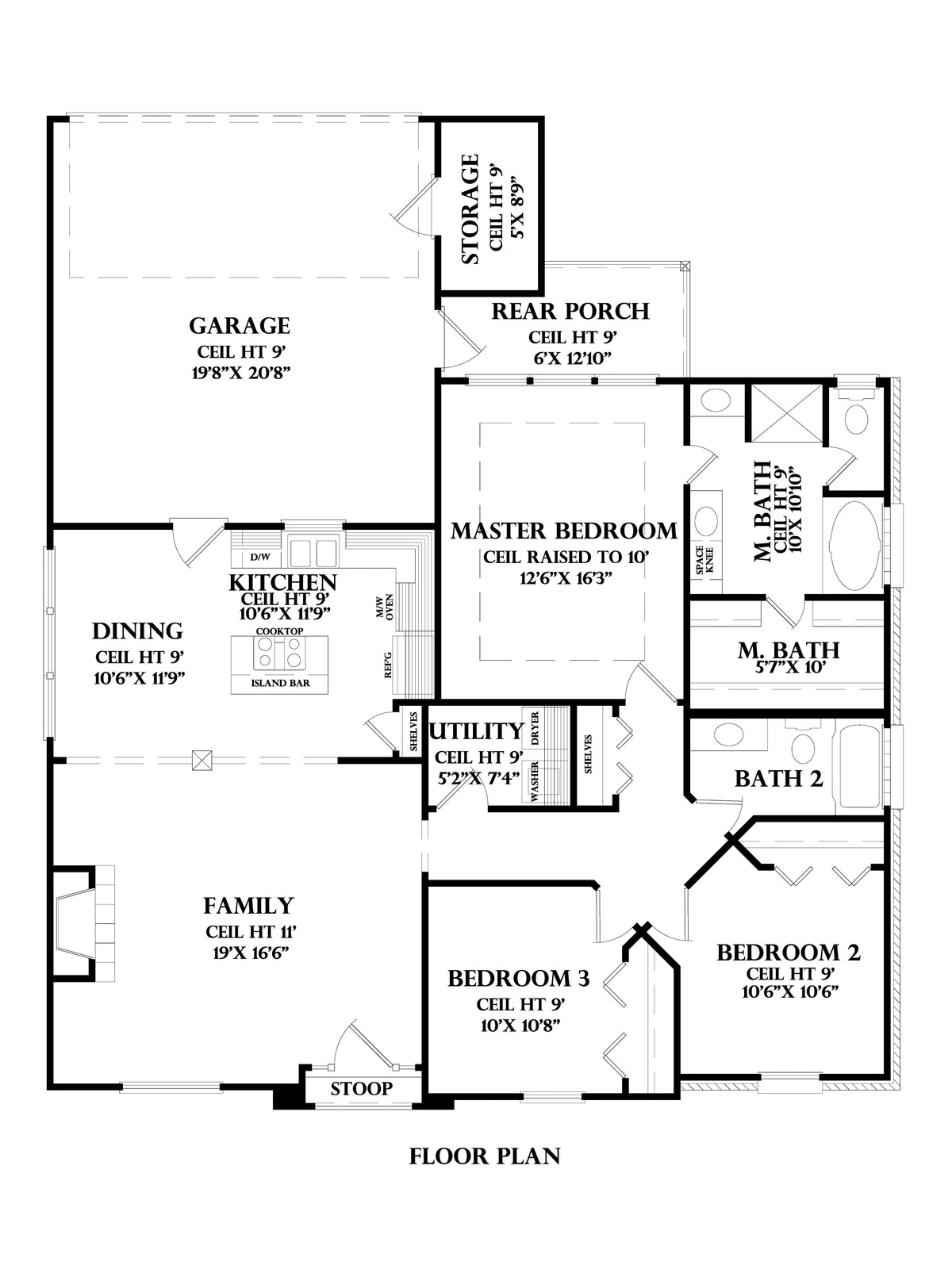 Floor Plan plan for the Tuscany house plan